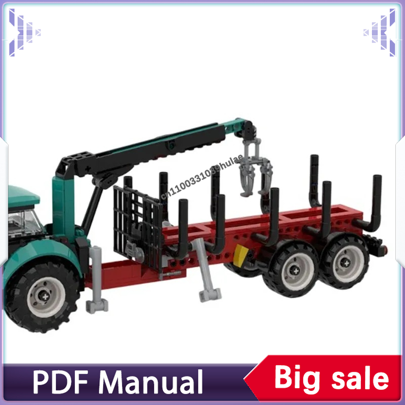 Urban Farming Model - Конструктор Urban City Tractor MOC, модель