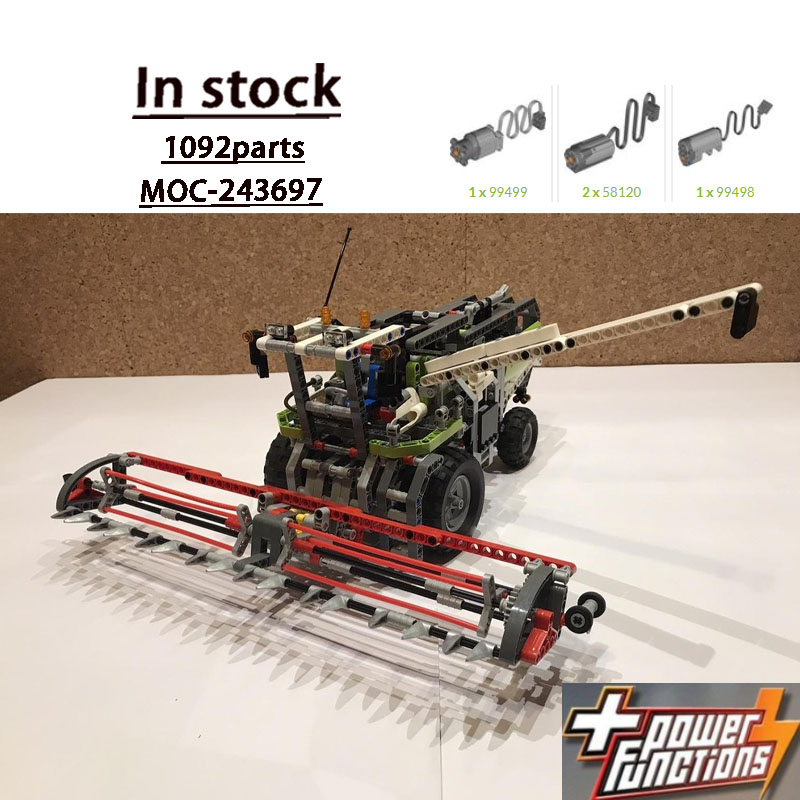 Urban Farming Model - Конструктор MOC-243697 «Городской сельскохозяйственный комбайн», 1092
