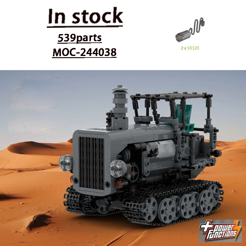 Urban Farming Model - Конструктор MOC-244038: Городской ретро-трактор для сельского